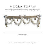 Divine Sansar mogra flower toran measurements - 1 metre wide, covers a standard UAE door