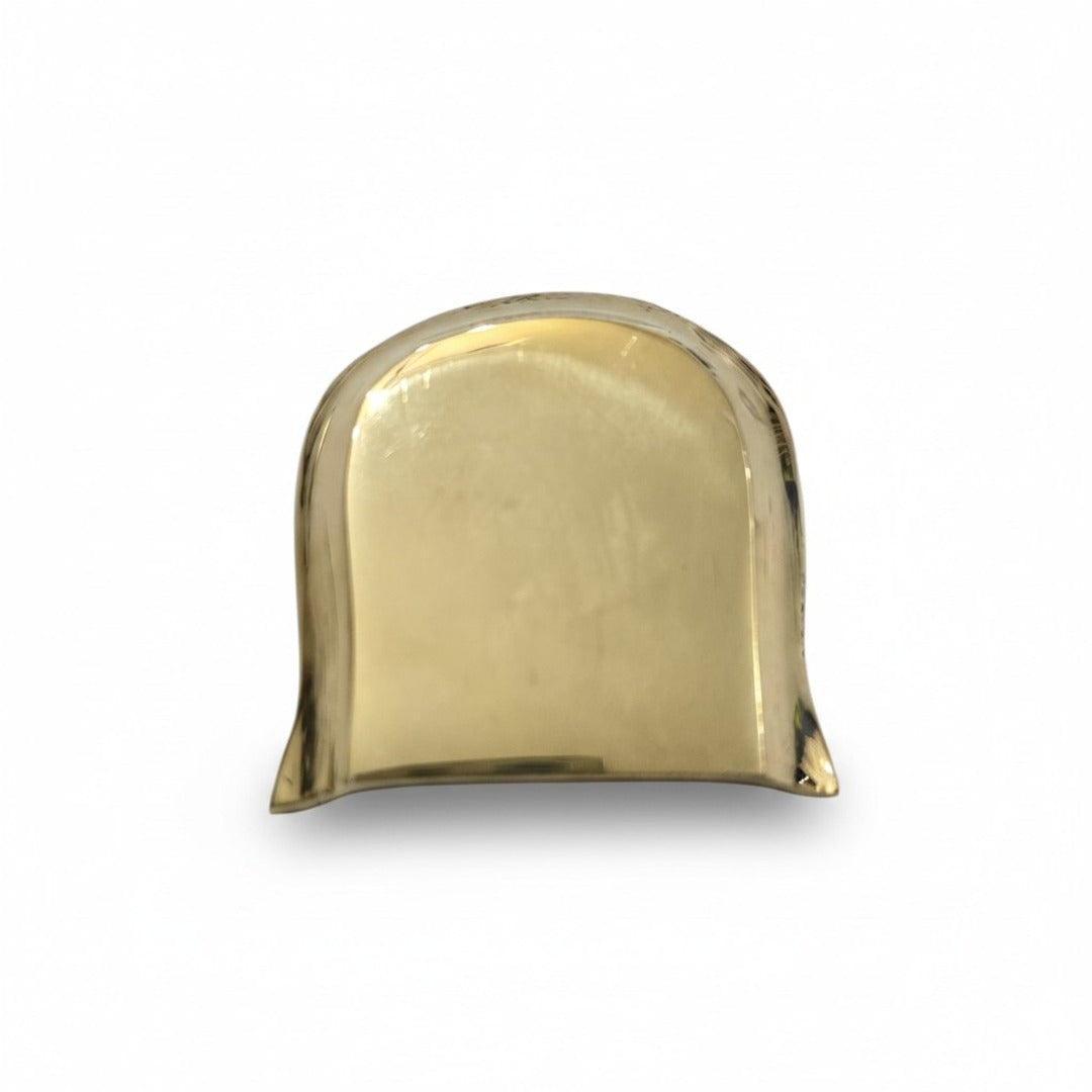 Back of brass Shree Yantra soop murum, polished brass - Divine Sansar