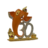 Om Ganpati Idol with Sparkling Stones