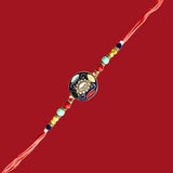 Meenakari Stone Rakhi Design 1