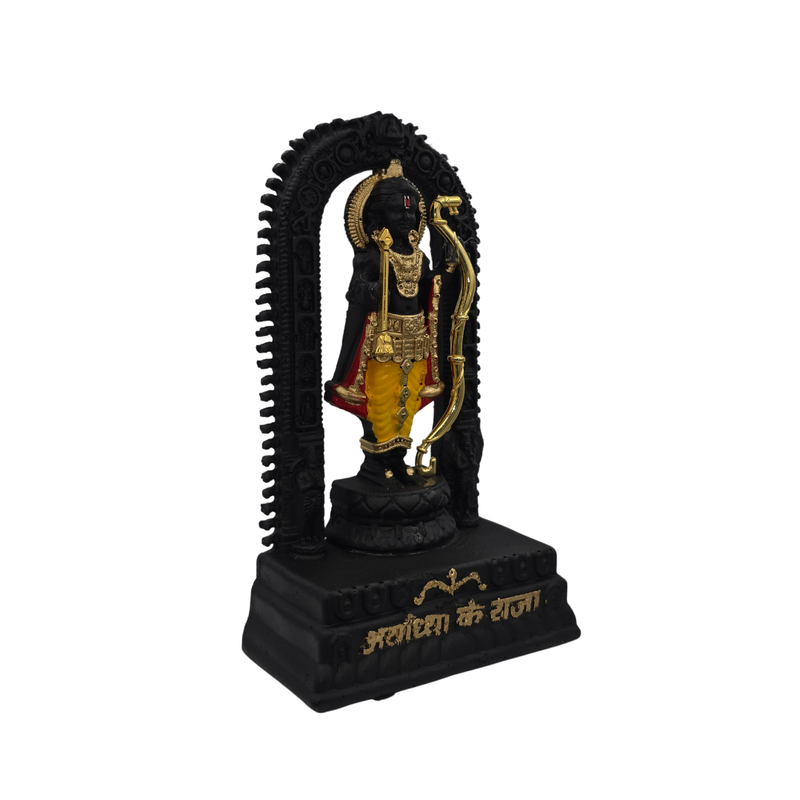 Divine Sansar Shri Ram Lala idol - Ayodhya Ke Raja - front view on a white background