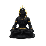 Black & Gold Lord Shiva Idol 9.5cm