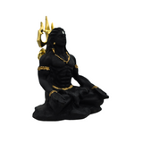 Black & Gold Lord Shiva Idol 9.5cm