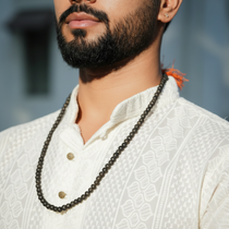 Original Karungali Mala 108 Beads - Black Ebony Wood Hero - Divine Sansar UAE