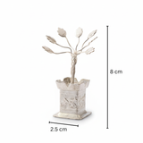 Shri Tulsi Silver Small | 8cm X 2.5cm