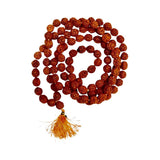 Original 5 Mukhi Rudraksha Mala - 108 Beads Panchmukhi Jaap Mala for Meditation & Shiv Pooja (UAE)