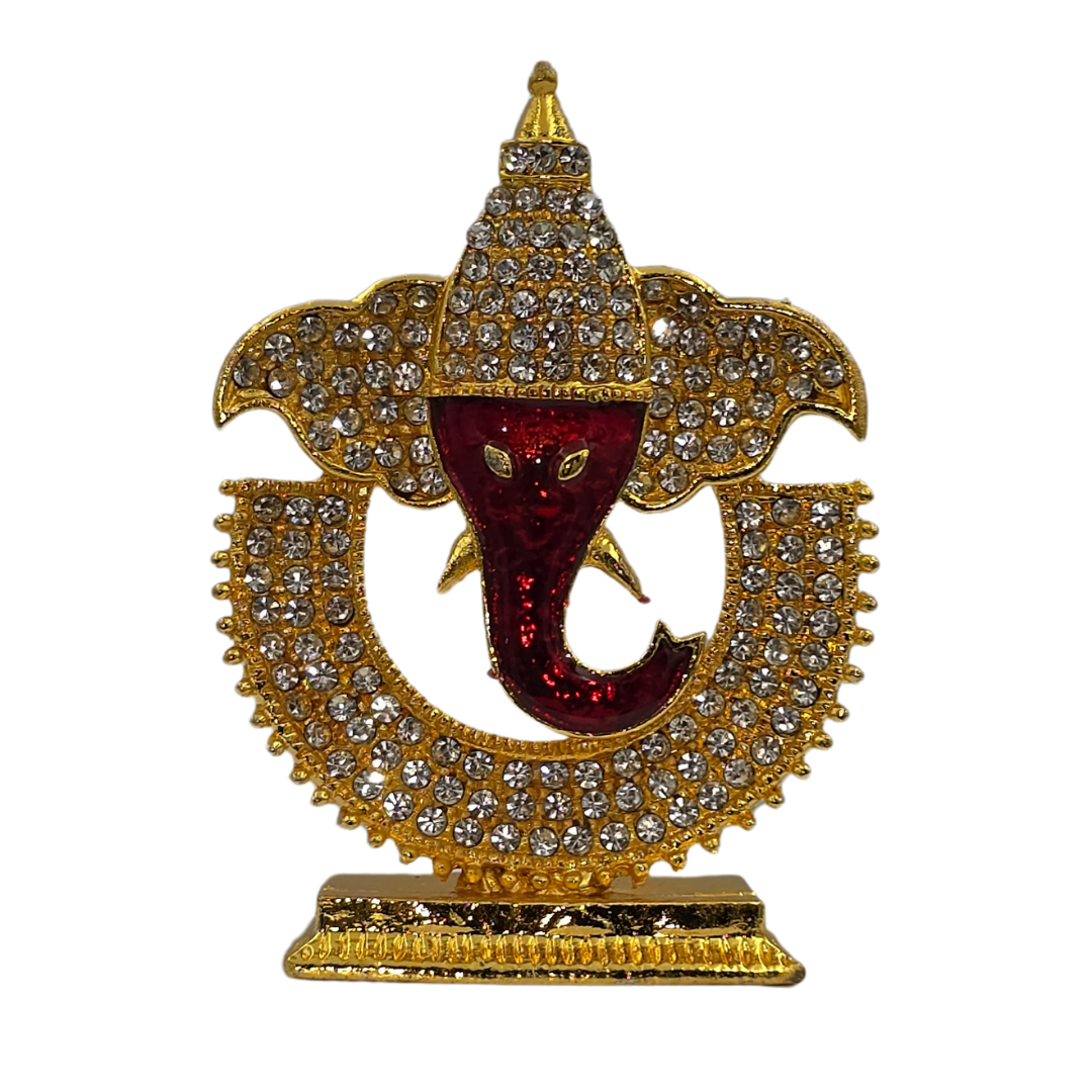 Ganpati Idol with Sparkling Stones