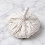 365 batti plain white cotton wick with central stalk on marble - Divine Sansar