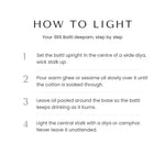 How to light a 365 batti in ghee or sesame oil, four steps - Divine Sansar