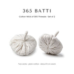 365 batti set of 2, two cotton wicks of 365 threads each - Divine Sansar UAE