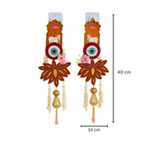 Festive Kamdhenu Wall Hanging Pair – 40cm x 14cm