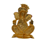 Golden Ganpati with Meenakari