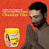 Hari Darshan Chandan Tika Combo - Kesar, White & Pure Chandan, Kumkum Roli Tilak (Set of 4)