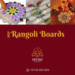 MDF Rangoli Board | Corner Design | Type 2 - Divinesansar