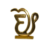 Golden Ek Onkar Idol with Sparkling Stones