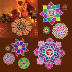 MDF Rangoli Board | Corner Design | Type 2 - Divinesansar