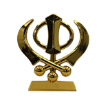 Golden Khanda Sahib Idol