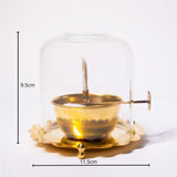 Brass Akhand Diya Lantern Style