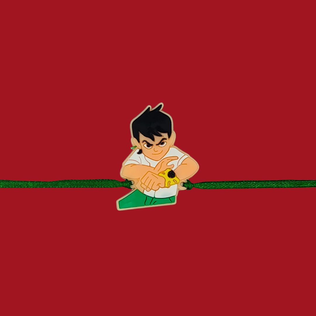 Divine Sansar-Animated character on a red background