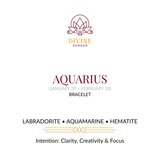 Aquarius Crystal Bracelet
