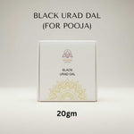 Divine Sansar-Box of Black Urad Dal for Pooja with 'Divine' branding on a light gray background