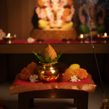 Brass Kalash (8cm) - Traditional Lota for Pooja & Festivals