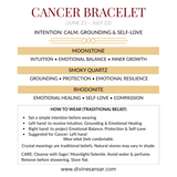 Cancer Crystal Bracelet