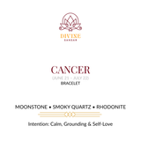 Divine Sansar-Cancer Bracelet Front-Moonstone-Smoky Quartz-Rhodonite