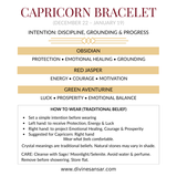 Capricorn Crystal Bracelet