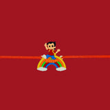 Divine Sansar-Chota Bheem Kids Rakhi Design 1 on a red background