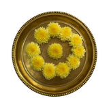 Fresh Yellow Chrysanthemum — Packet (Bunch) for Puja & Décor