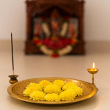 Fresh Yellow Chrysanthemum — Packet (Bunch) for Puja & Décor