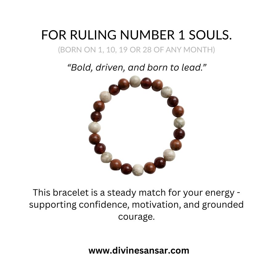 Divine Sansar-Crystal Stone Bracelet for Ruling Number 1 souls