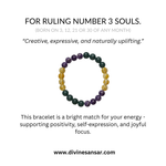 Divine Sansa-Crystal Stone Bracelet for Ruling Number 3 souls