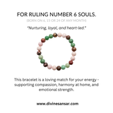 Divine Sansar-Crystal Stone Bracelet for Ruling Number 6 souls