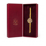 Pearl Kundan Rakhi in Divine Sansar maroon gift box - Divine Sansar UAE