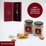 Nandalal rakhi dry fruit combo gift box - Divine Sansar UAE