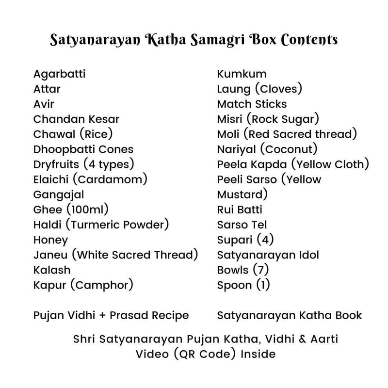 Satyanarayan Pooja Box - Divinesansar