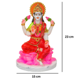 Divine Mahalaxmi Idol – Goddess of Wealth & Prosperity (23x15 cm)