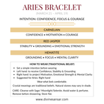 Divine Sansar-Aries Bracelet stones and how to wear