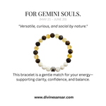 Divine sansar-Crystal Stone Bracelet For Gemini souls