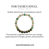 Divine Sansar-Crystal Stone Bracelet For Taurus souls