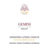 Divine Sansar-Gemini Bracelet Front-Moonstone-Citrine-Tiger Eye