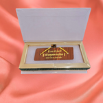 Divine Sansar-Hanuman Chalisa Gift Box-Shubh Arambh_Box- on a pink fabric background