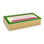 Divine Sansar-Hanuman Chalisa Gift Box Shubh Arambh Box with decorative green and pink design on a white background