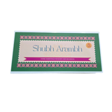 Divine Sansar-Hanuman Chalisa Gift Box Shubh Arambh Box with decorative design on a white background