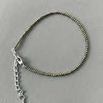 Divine Sansar-Pyrite anklet