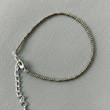 Divine Sansar-Pyrite anklet