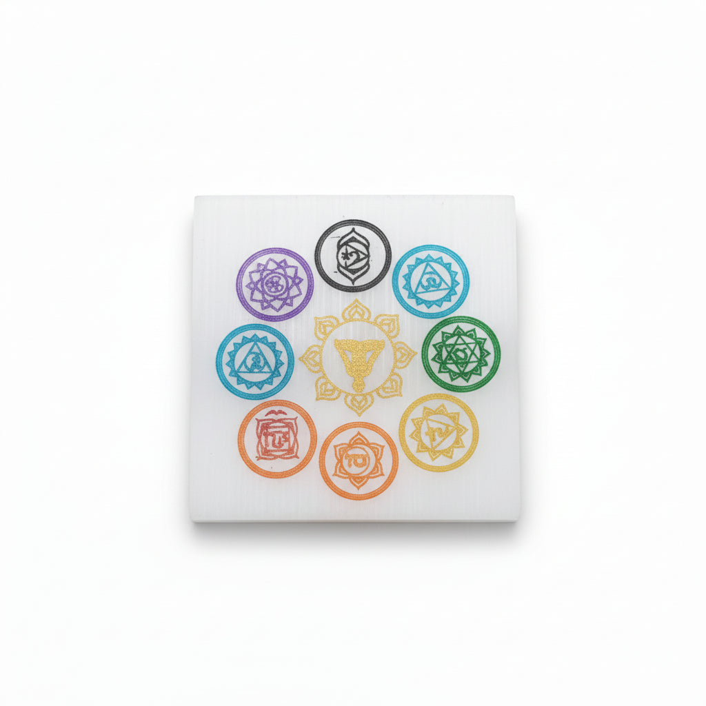 Divine Sansar-Selenite Crystal Charging & Energising Plate
