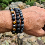 Divine Sansar-Shield Stack Protection Grounding Bracelet-Triple Protection-Ember Anchor-Inner peace